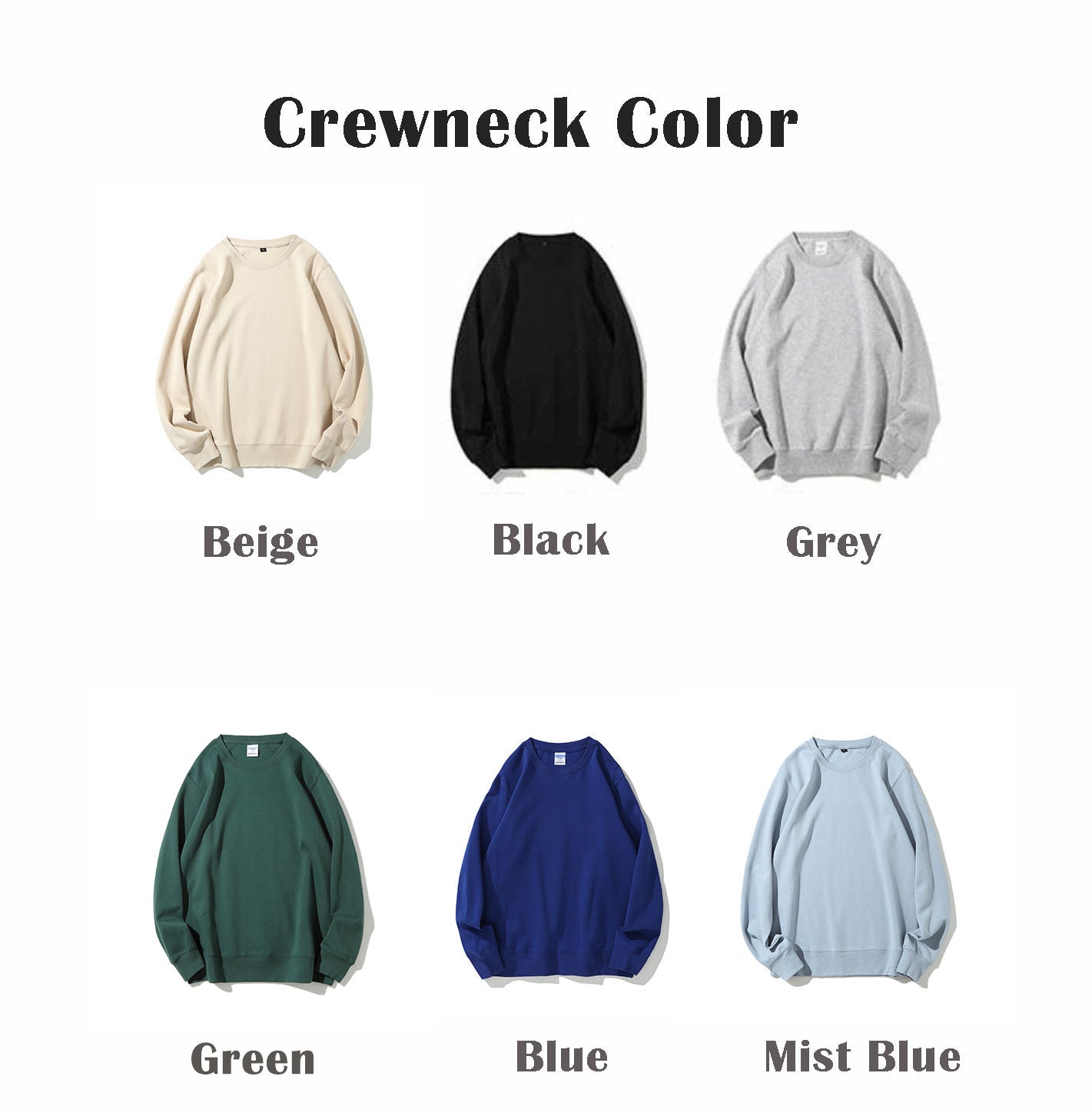 PRINTING CUSTOM LINE DRAWING HOODIE 🎀 CREWNECK