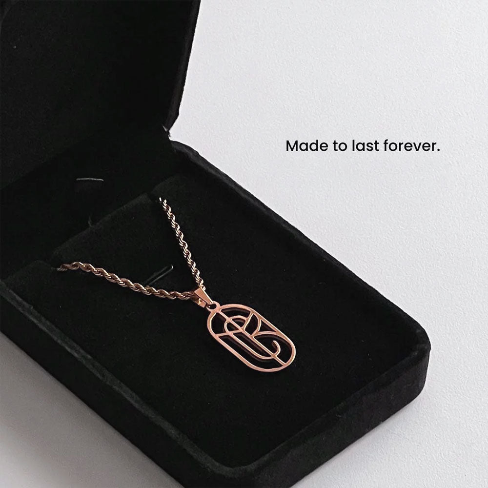 50%OFF💗Personalized Unique Design Name Monogram Logo Necklace