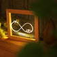 Personalized Infinity Night Light - Infinity Shape with Name - Romantic Gift for Couples - Engagement Gift - Wedding Gift - Anniversary Gift
