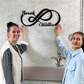 SEPLONY™ Infinity Couples Monogram Metal Sign