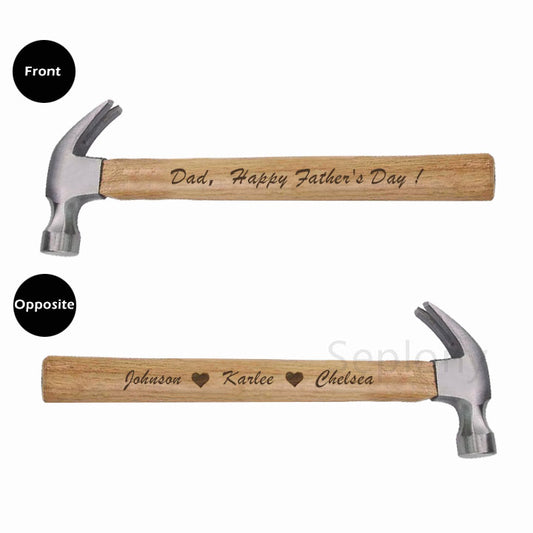 🔨 Father's Day Personalised Custom Hammer