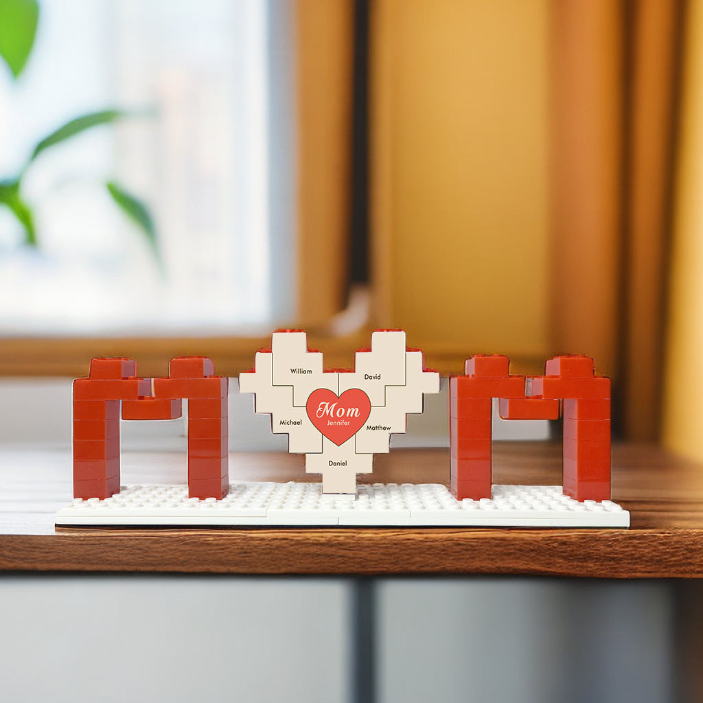 Personalized Mother's Day Display Blocks - Create Your MOM with Love