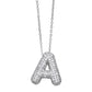 Bubble Initial Necklace