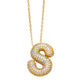 Bubble Initial Necklace