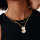 Bubble Initial Necklace