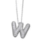 Bubble Initial Necklace