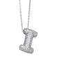 Bubble Initial Necklace
