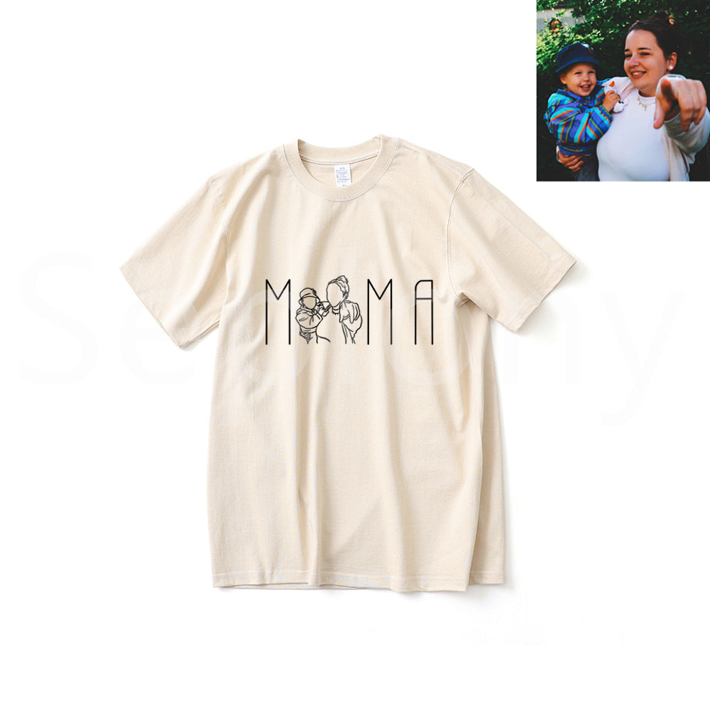 💝Mother's Day Gift Printing Custom Photo T-shirt / Crewneck / Hoodie💝
