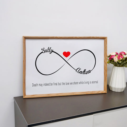 Meaningful Valentines Day Gift For Lover-Custom Infinity Symbol Patterns-Names