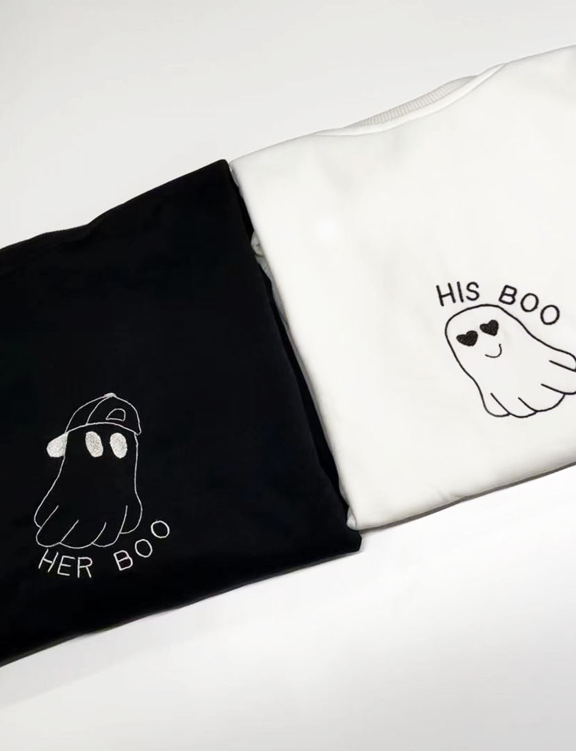 👻Halloween Best Matching Couples Embroidered Hoodie/Crewneck 👻