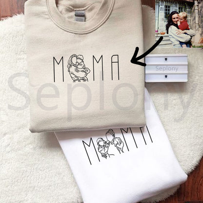 💝Mother's Day Gift Printing Custom Photo T-shirt / Crewneck / Hoodie💝