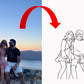 For a picture drawn by the artist (Electronic Files Only)