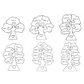 Wooden family tree family puzzle